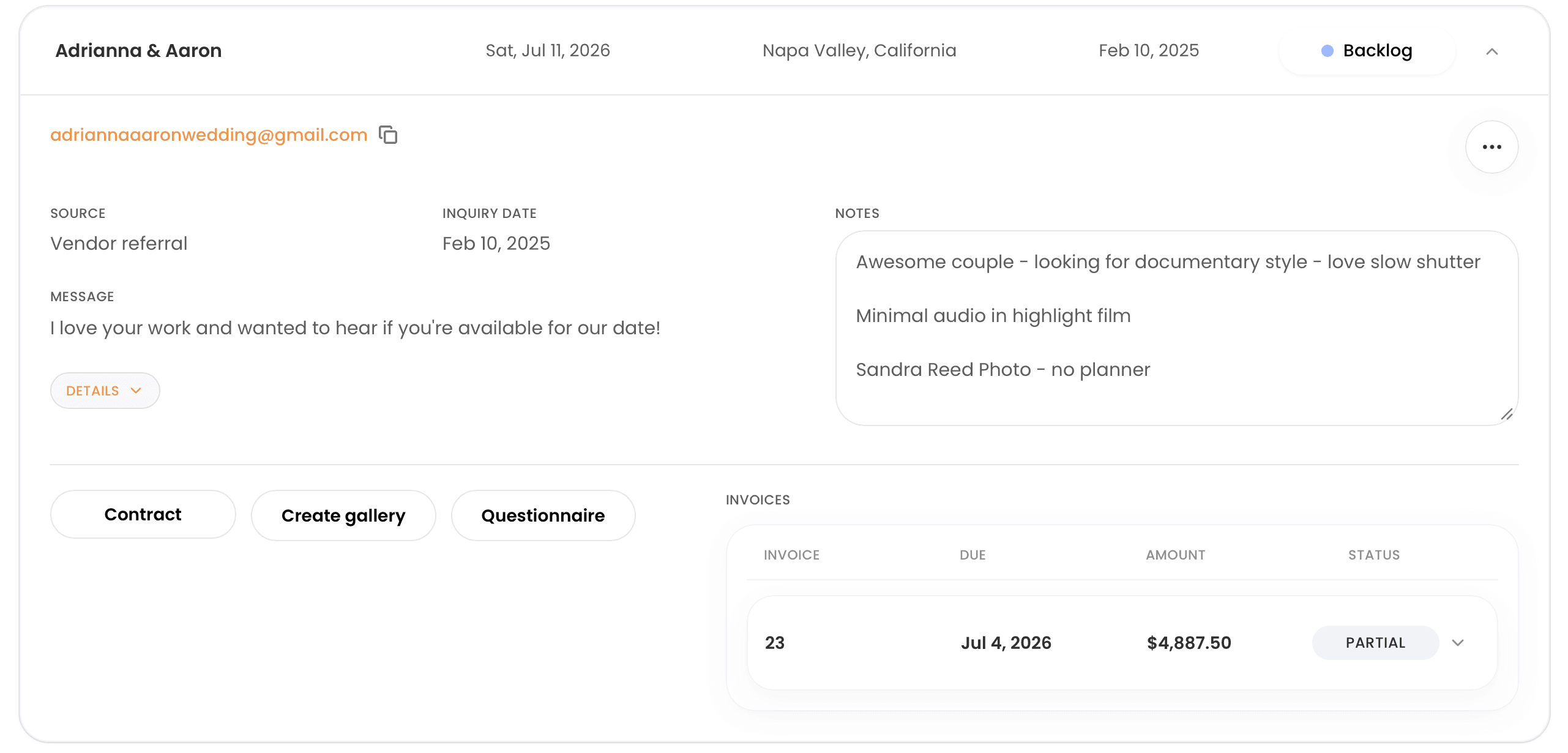 Automated contract and payment schedule in Lemlii